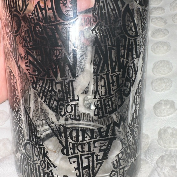 Harry Potter The Deadly Hallows 17.5 Oz Glass Coffee Mug Rare - Picture 5 of 6